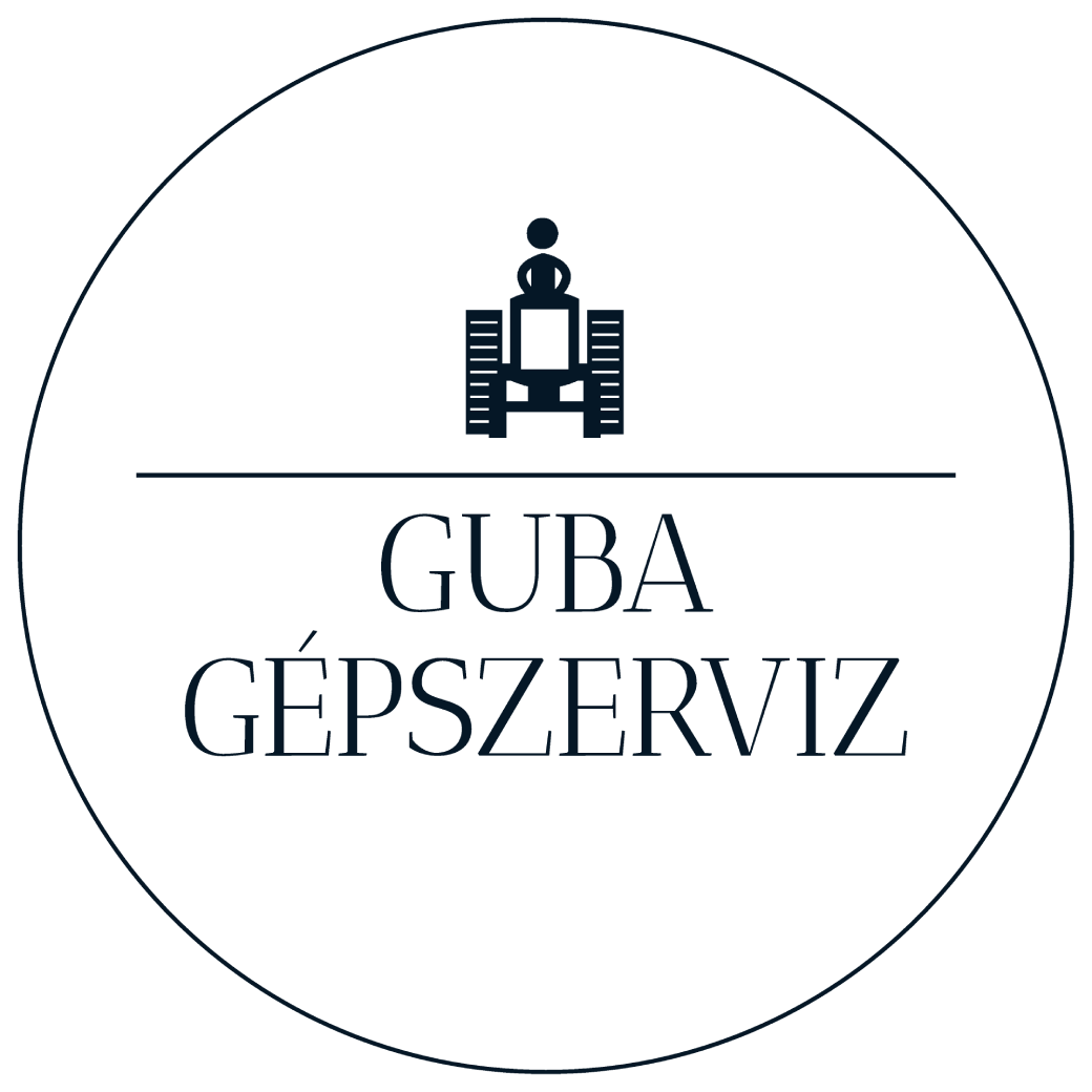 Guba Gépszerviz logo.